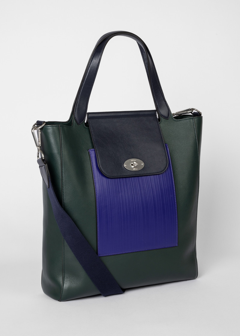 Paul Smith Mulberry x Paul Smith - Mulberry Green Antony Tote Bag outlook