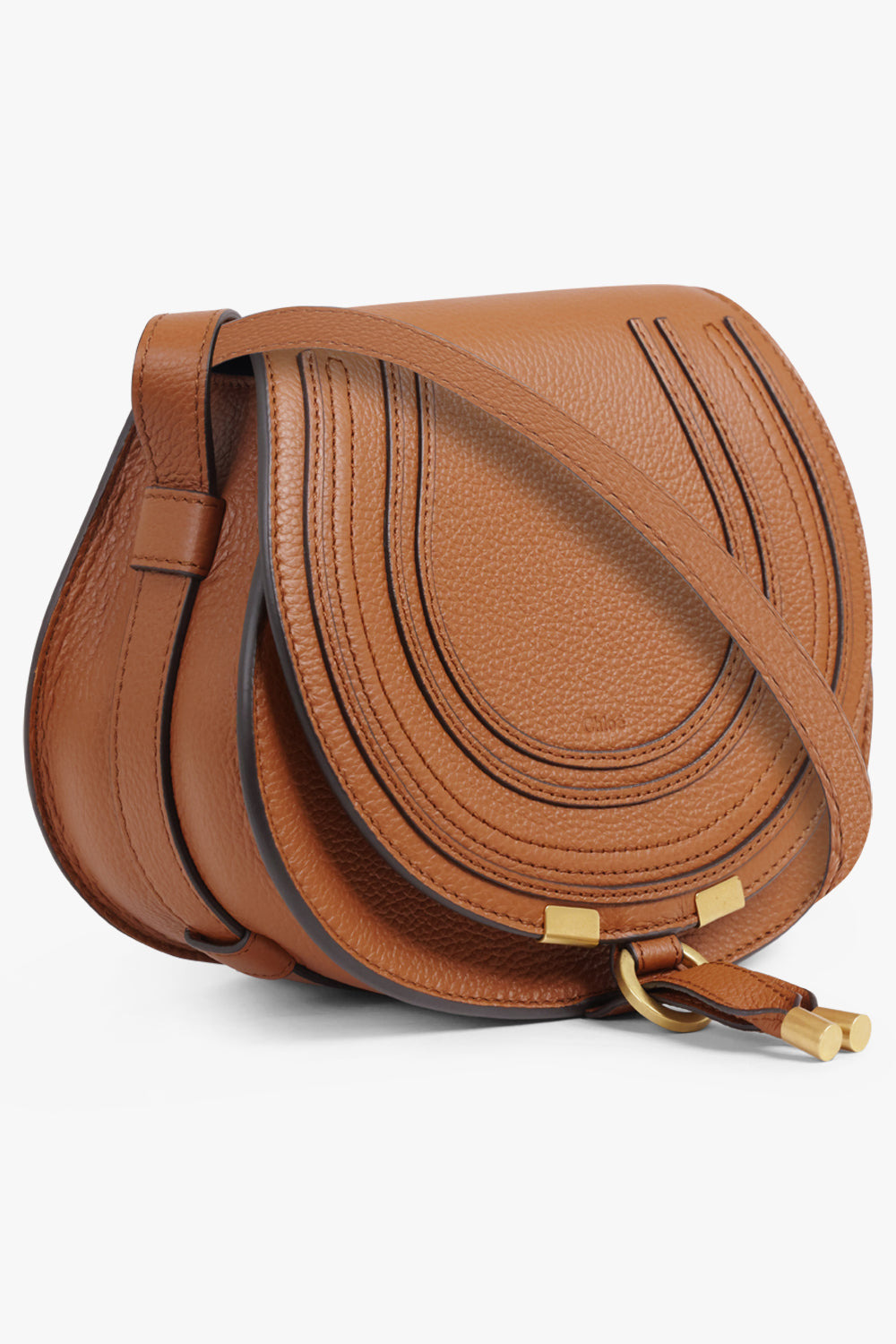 MARCIE SMALL BAG | TAN WITH TAN STITCHING - 3