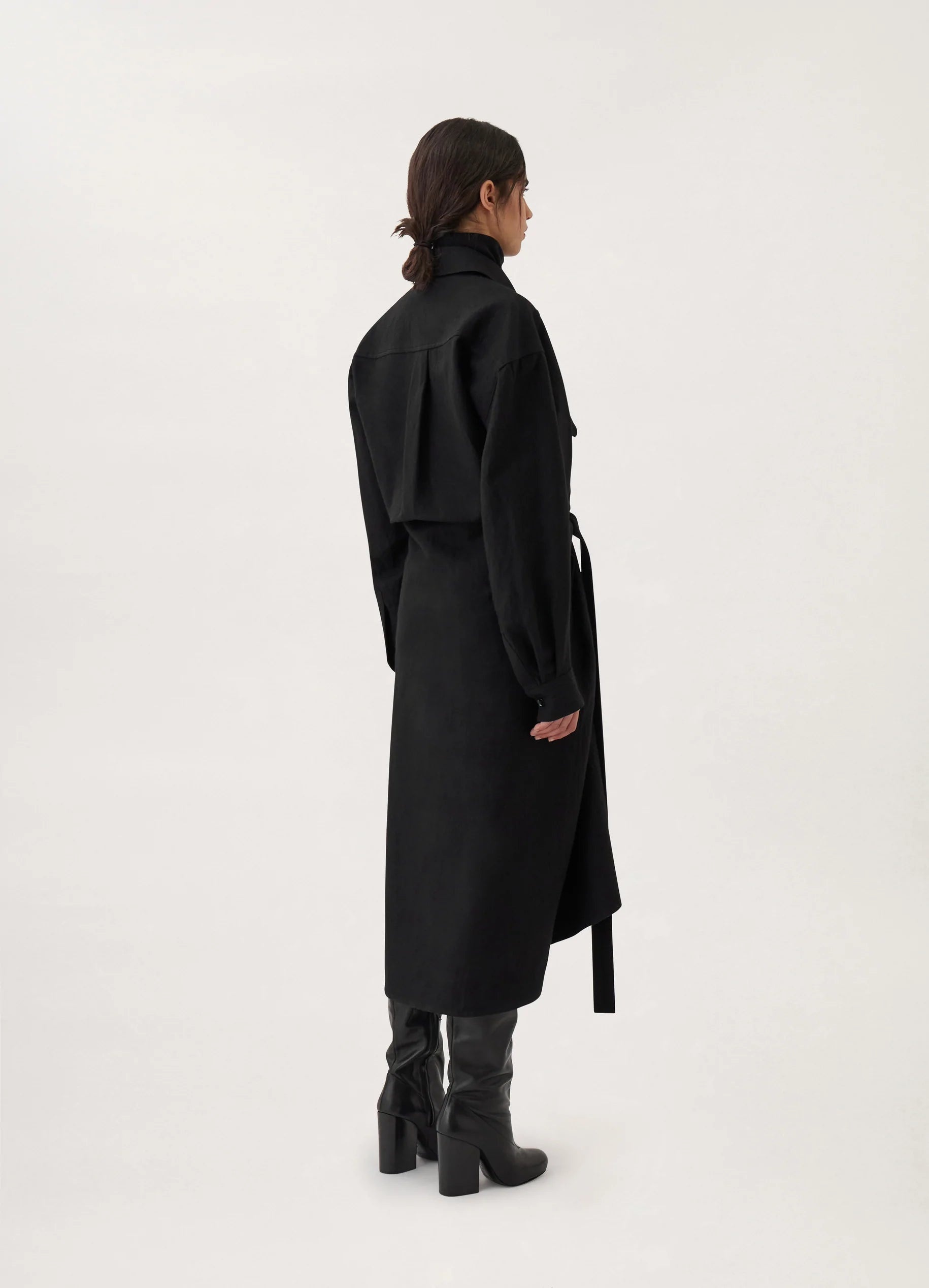 TILTED SHIRT DRESS - 3