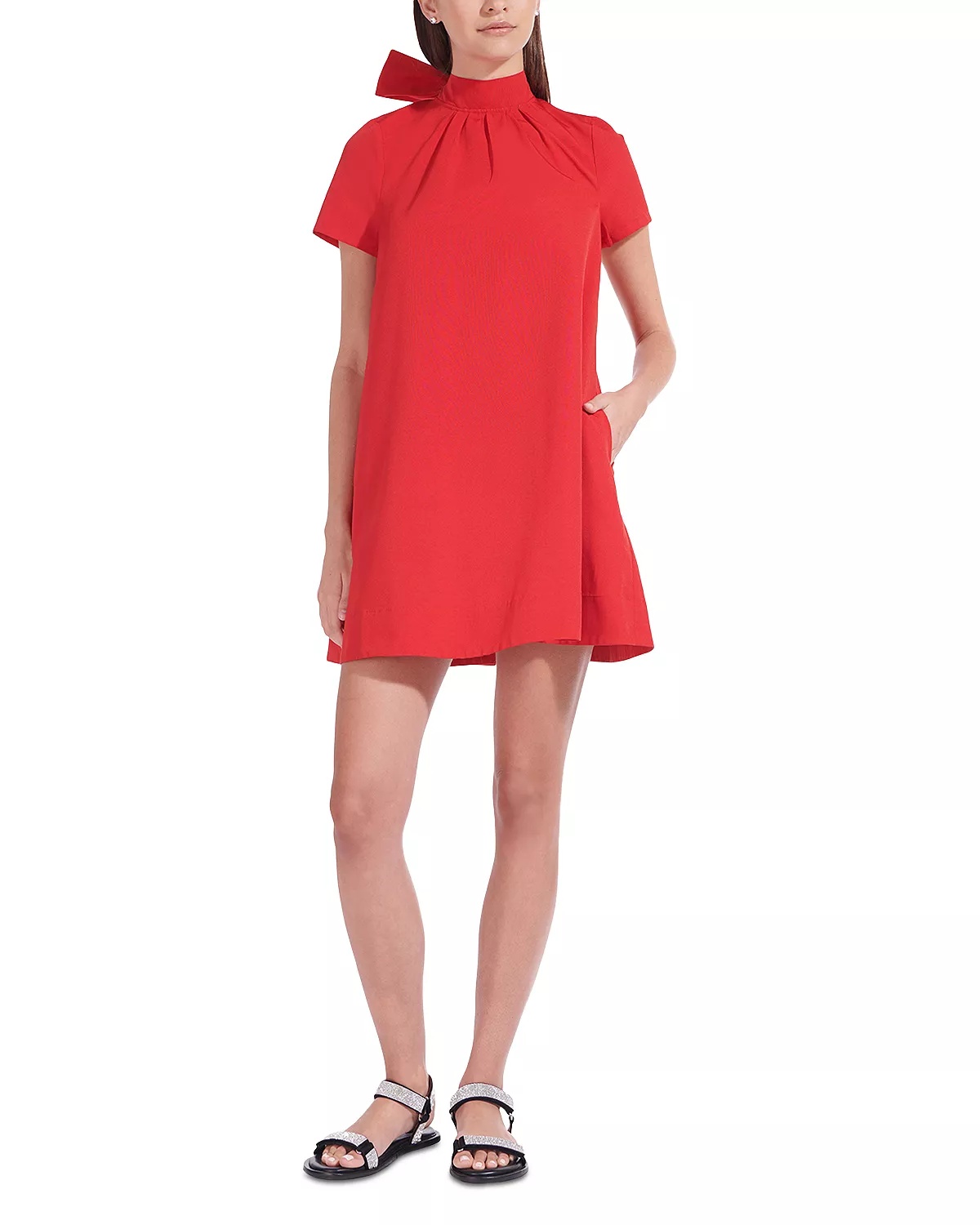 Ilana Mock Neck Mini Dress - 2