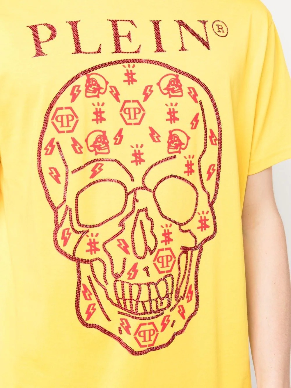 skull-print detail T-shirt - 5