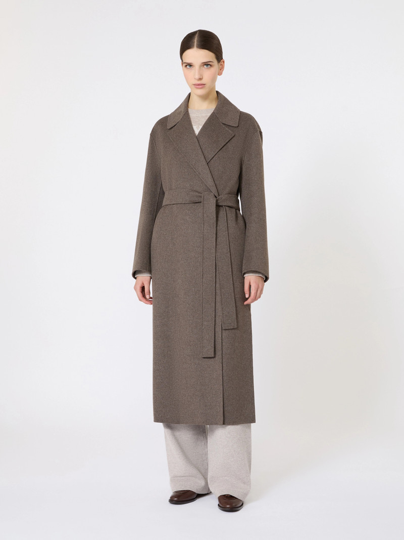 LUNA Wool robe coat - MUD 3