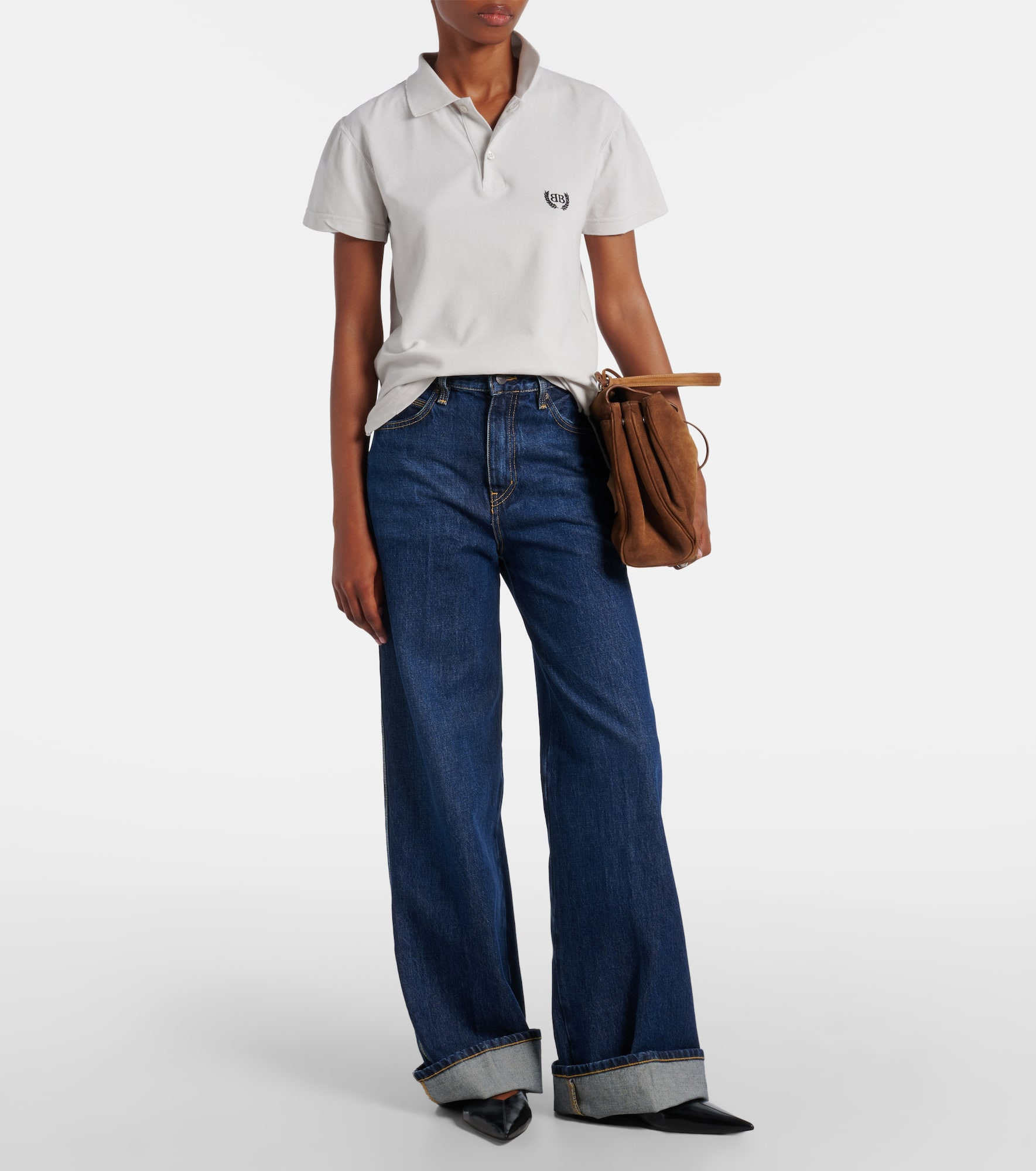 The Cuffed Wide high-rise wide-leg jeans - 2
