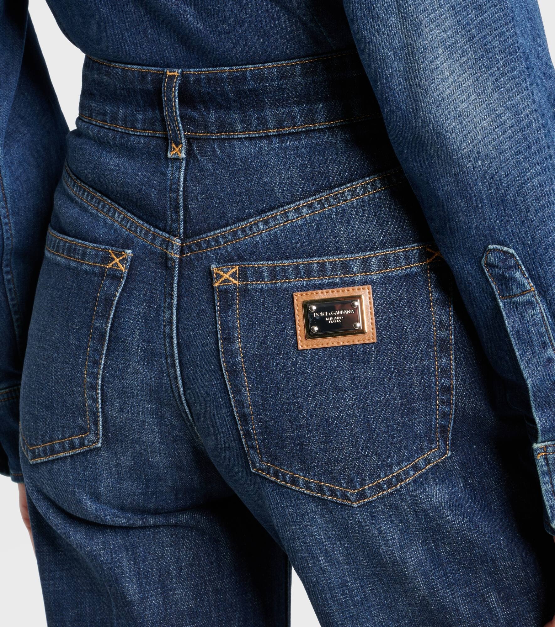 High-rise wide-leg jeans - 6