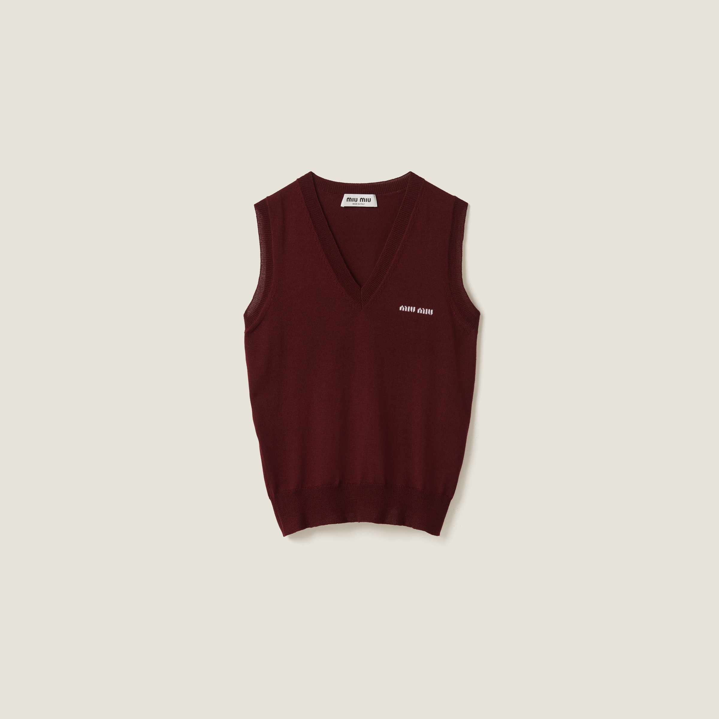Wool sweater vest - 1
