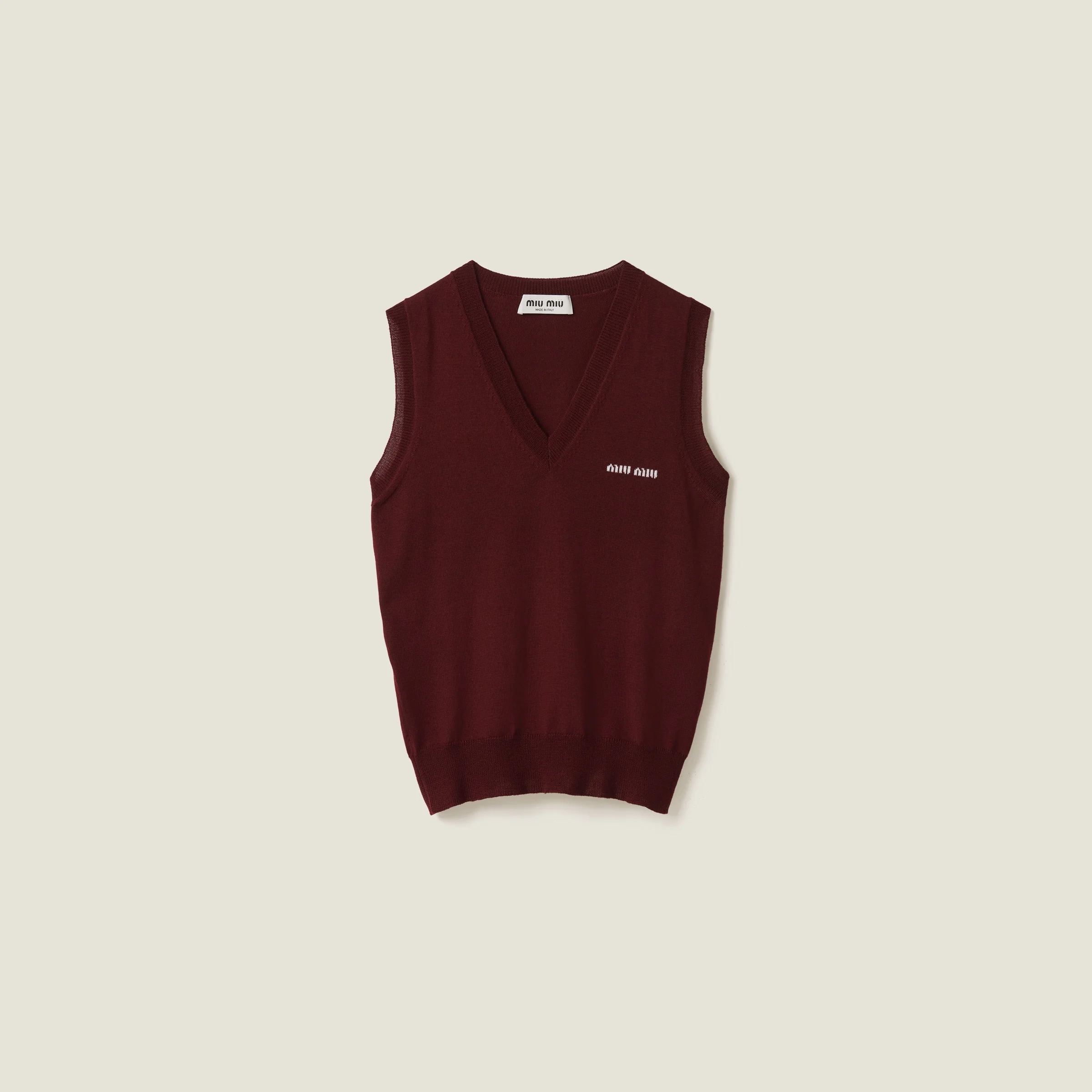 Wool sweater vest - 1