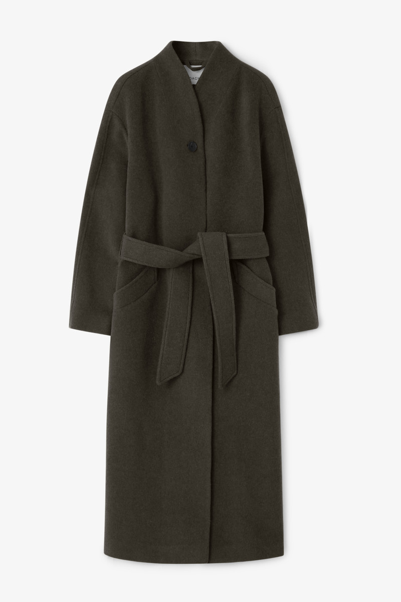 Oversize belted coat 1