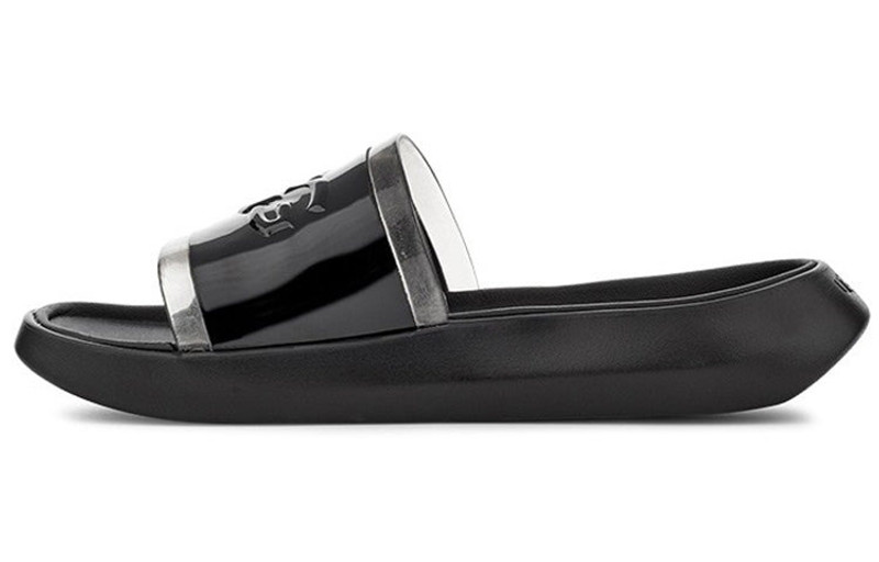 UGG (WMNS) UGG Hilama Slide Black Slippers 1109592-BLK outlook