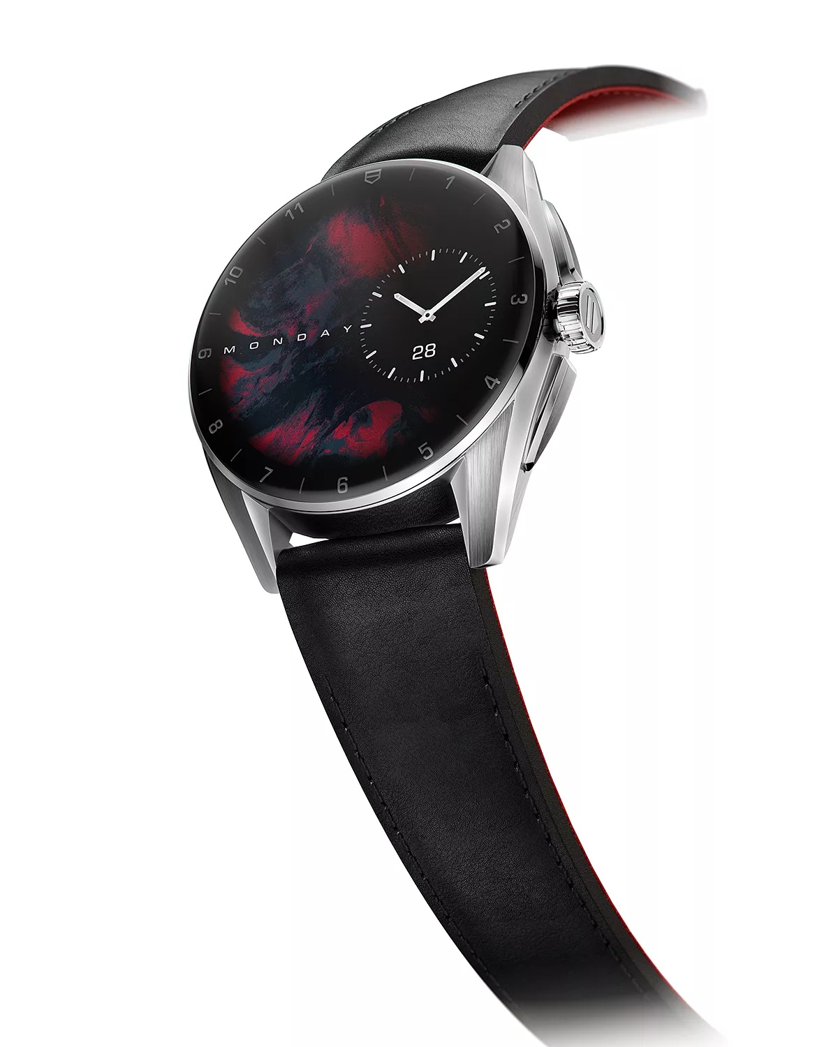 Connected Calibre E4 Leather Strap Smartwatch, 42mm - 4