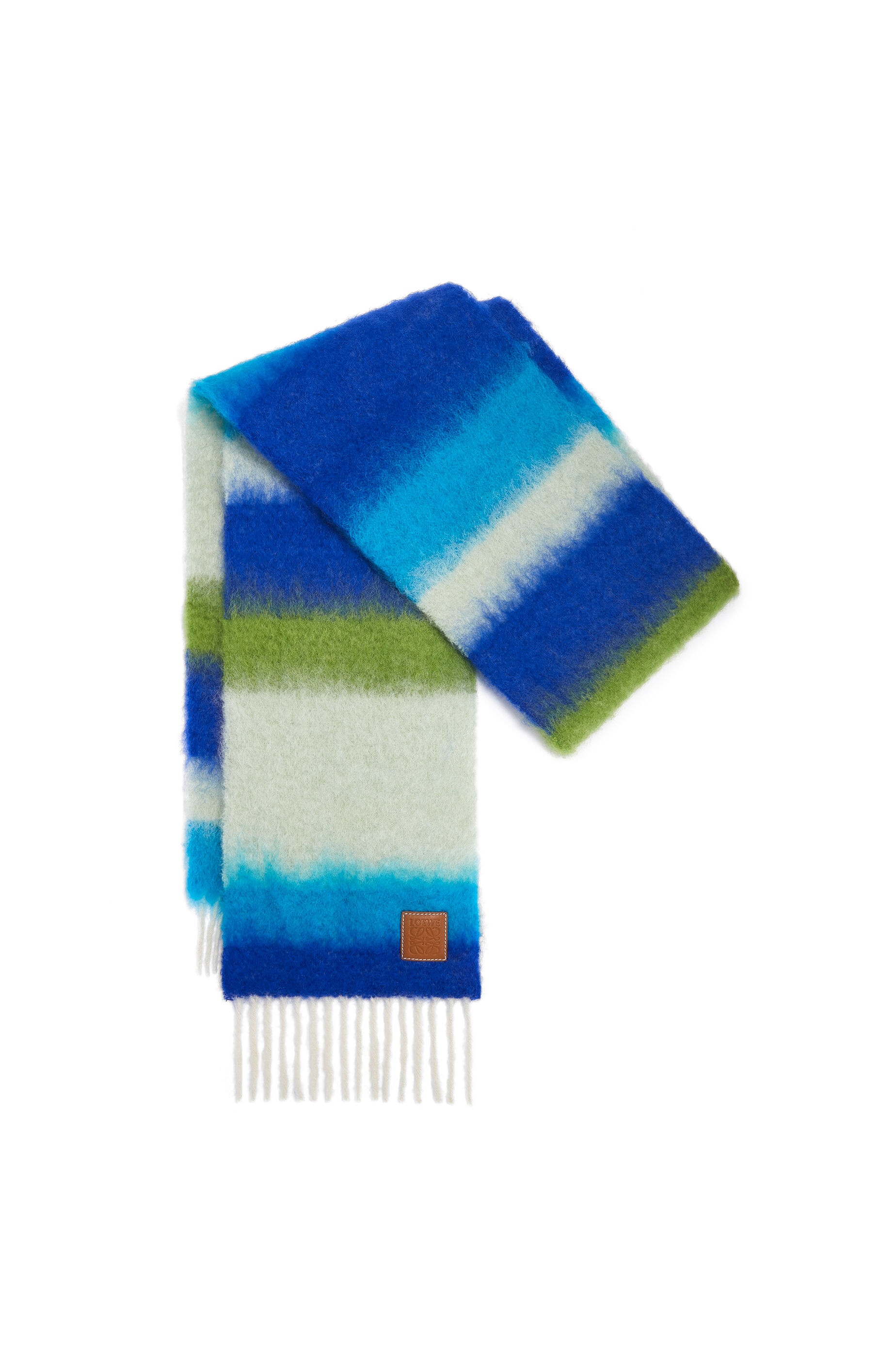 Stripe scarf in mohair - 2