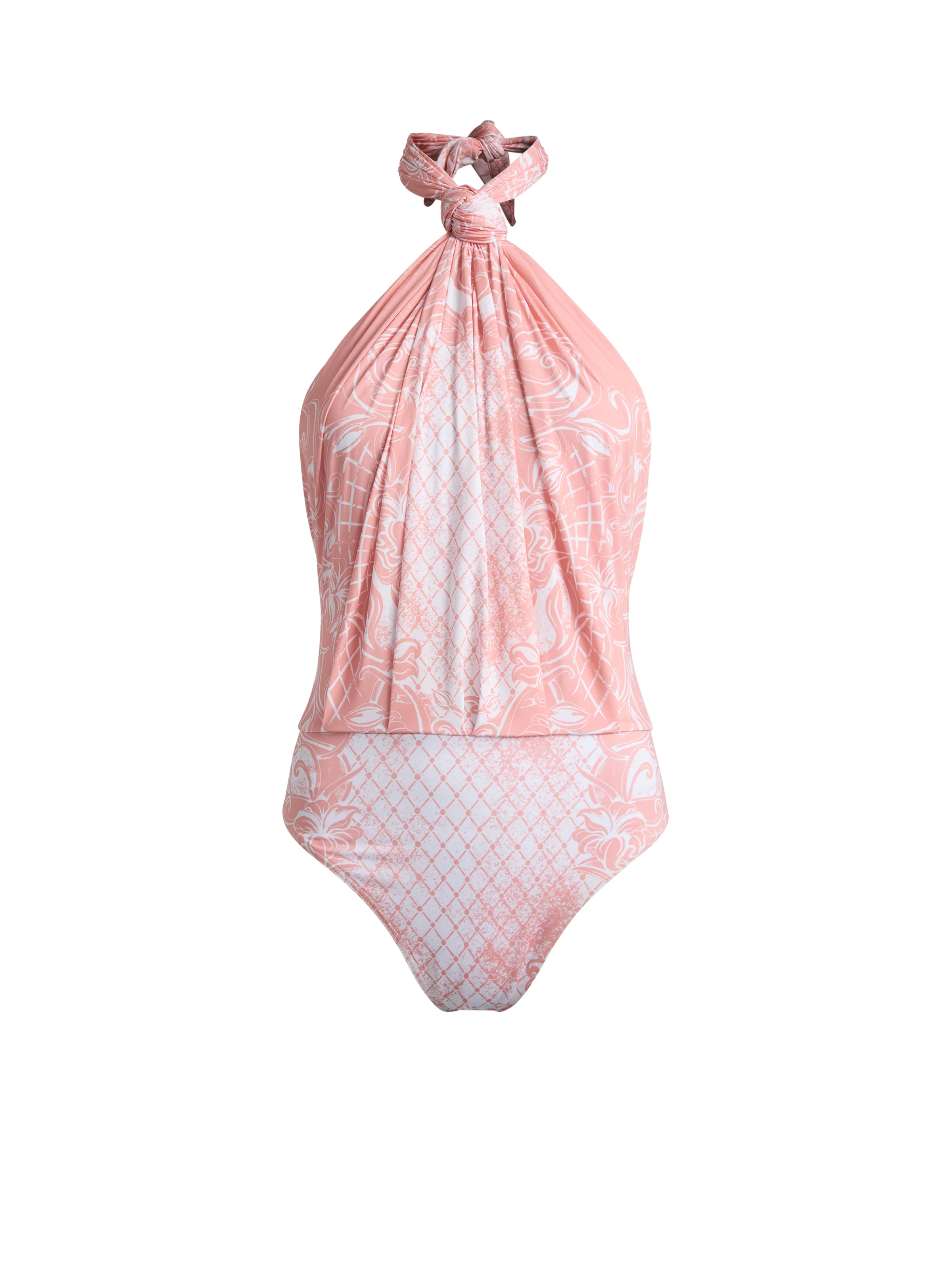 Printed lycra swimsuit - 1