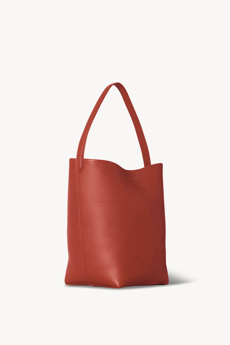 Medium N/S Park Tote Bag in Leather 3