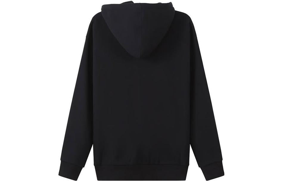 (WMNS) Gucci Logo Love Parade Cotton Hoodie 'Black' 615061-XJEQO-1082 - 2