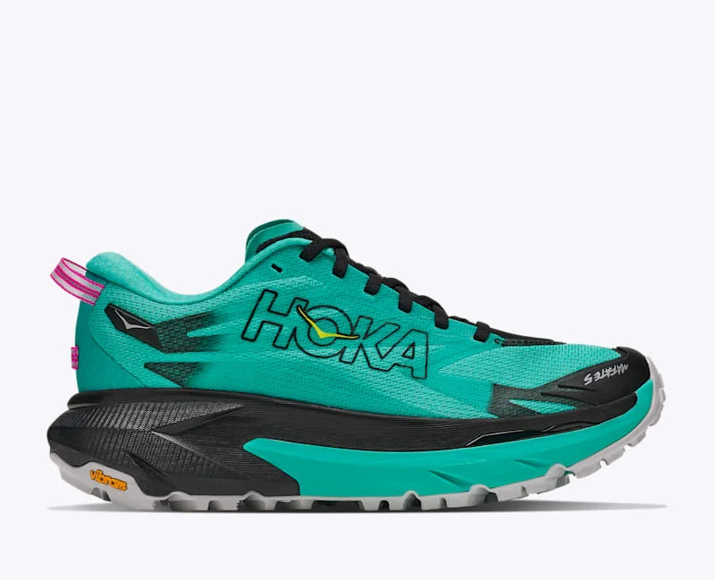 Women's Mafate 5 Shoes in Black/Electric Aqua - 1