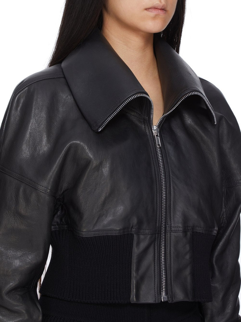 Concordians Dracucollar Cropped Bomber Jacket 4