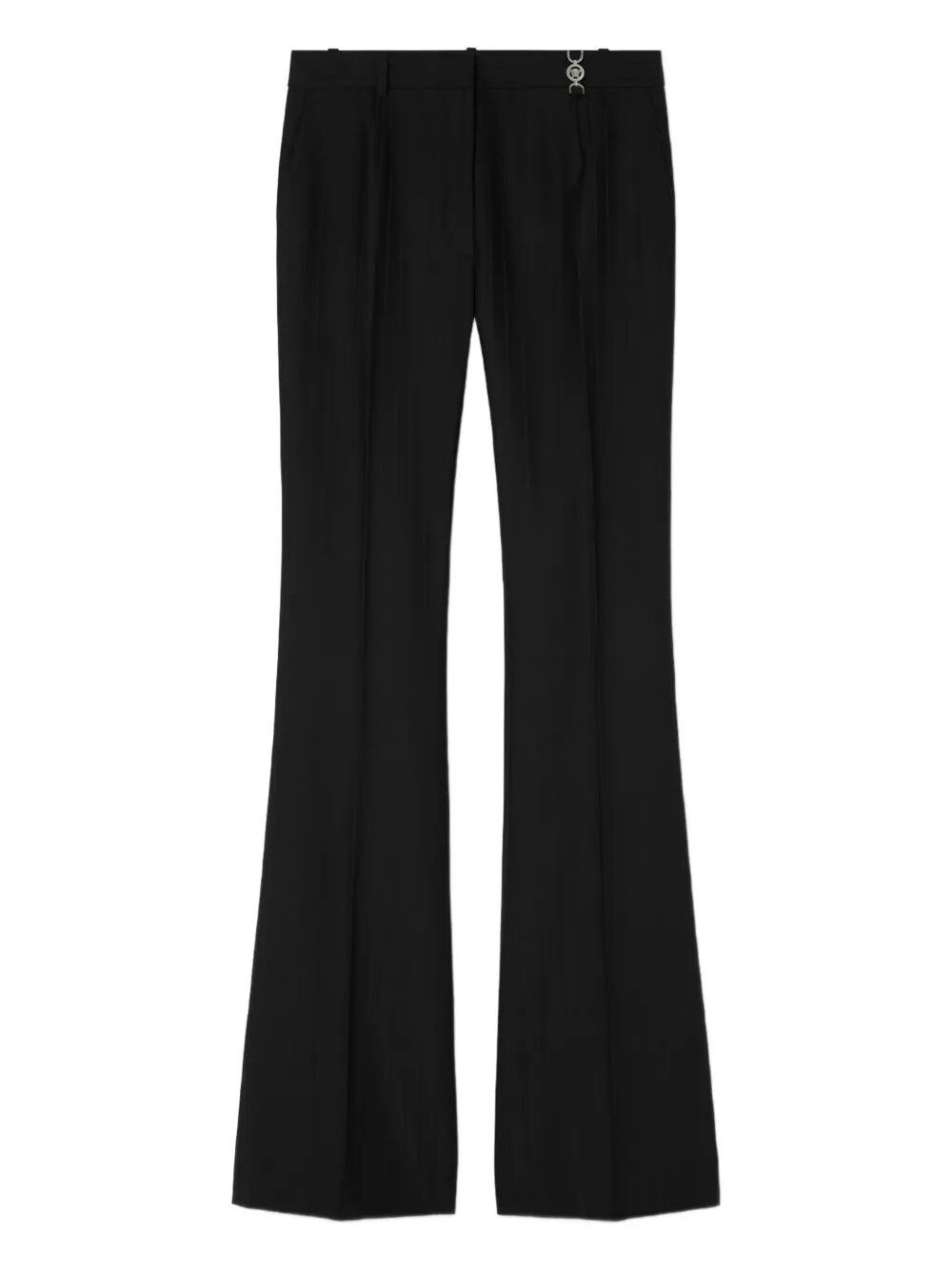 Introducing the 'INFORMAL PANT RESPONSIBLE WOOL TONAL PINSTRIPES' by VERSACE, a refined addition to  - 1