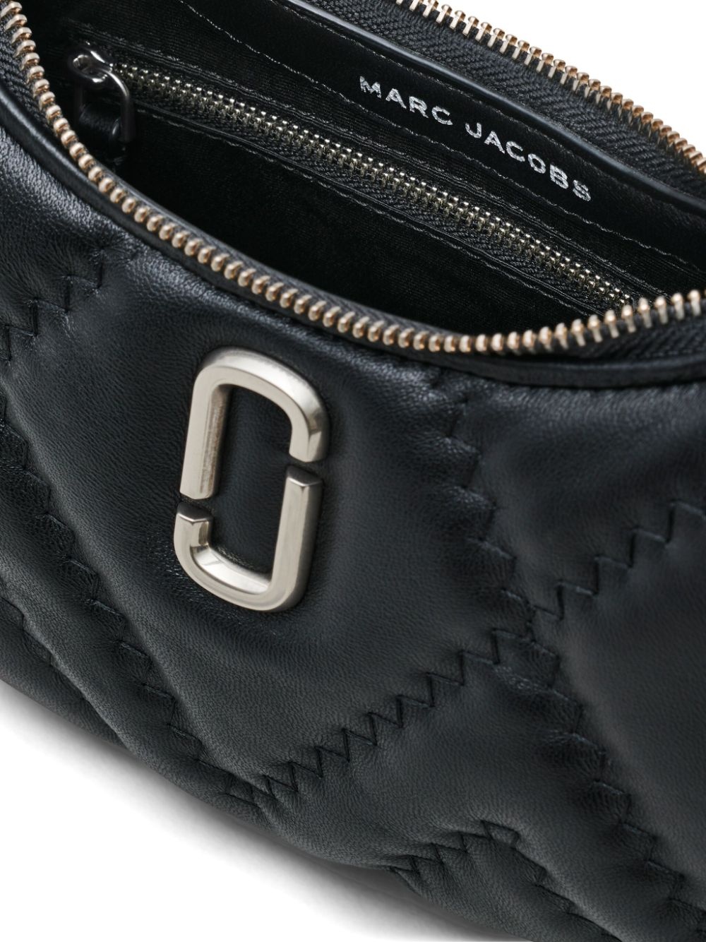 The Quilted Leather Curve shoulder bag - 7