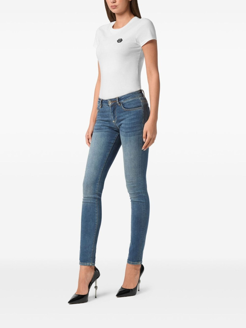 PHILIPP PLEIN stretch-cotton skinny jeans outlook