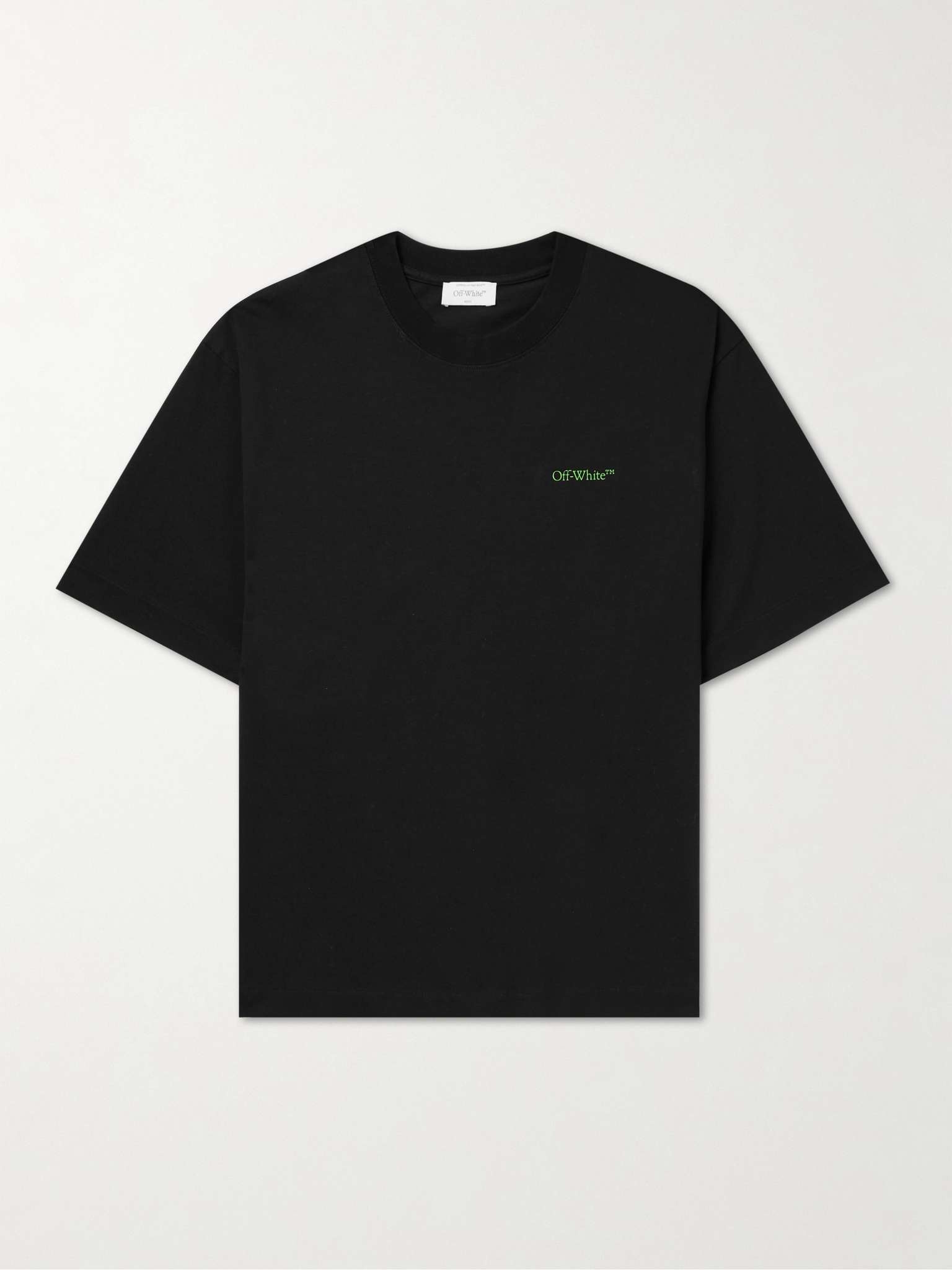 OFF-WHITE - Helvetica Slim Cotton T-shirt