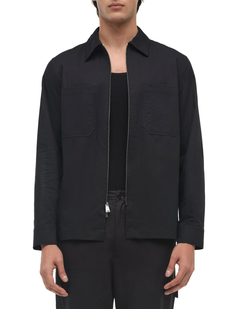 Men's Thatcher Cotton-Blend Zip-Front Carpenter Jacket - Black 1