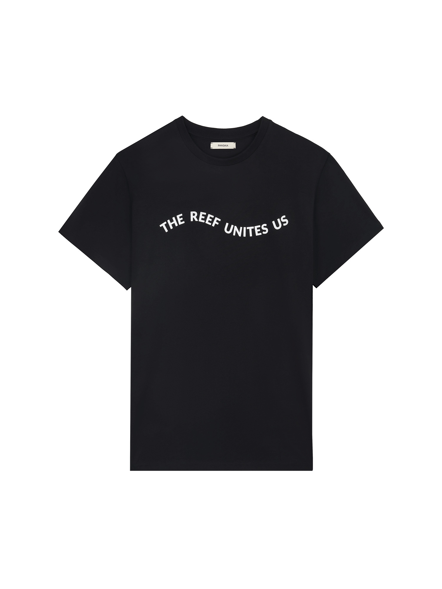 Womens Coral Gardeners Midweight T-Shirt - Black - 1