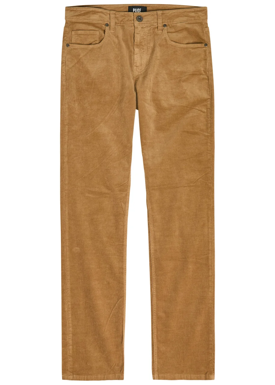 Paige Federal Slim Straight-leg Corduory Trousers - 1
