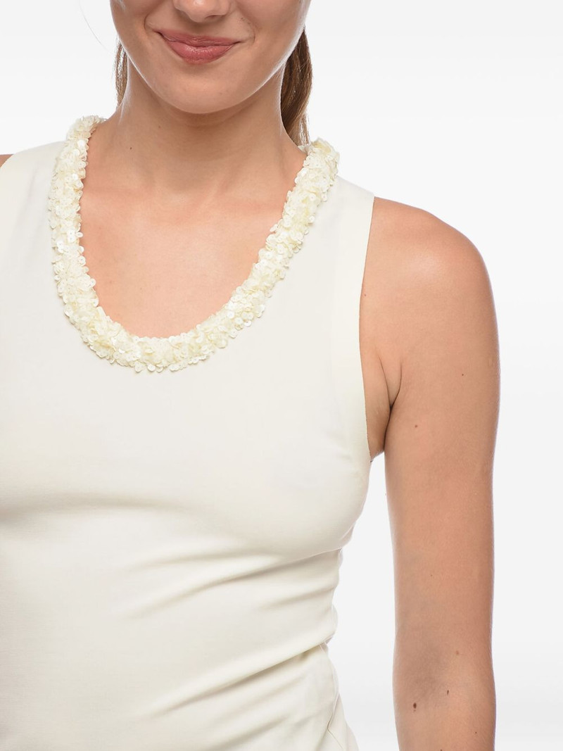 embellished-neckline tank top 4