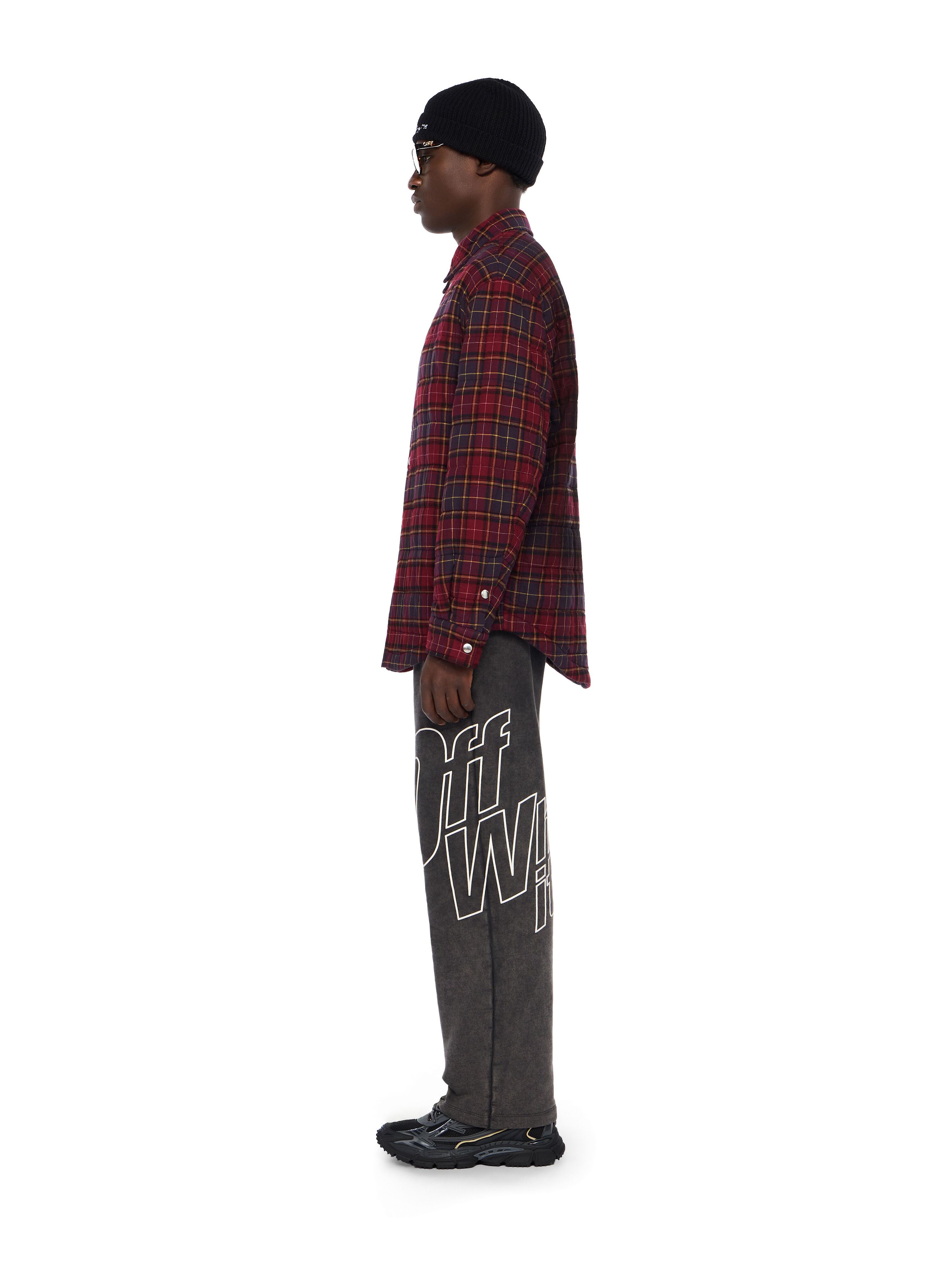 Spray Arrow Check Flannel Overshirt - 3