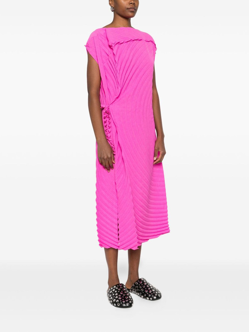 pleated tie dress 3