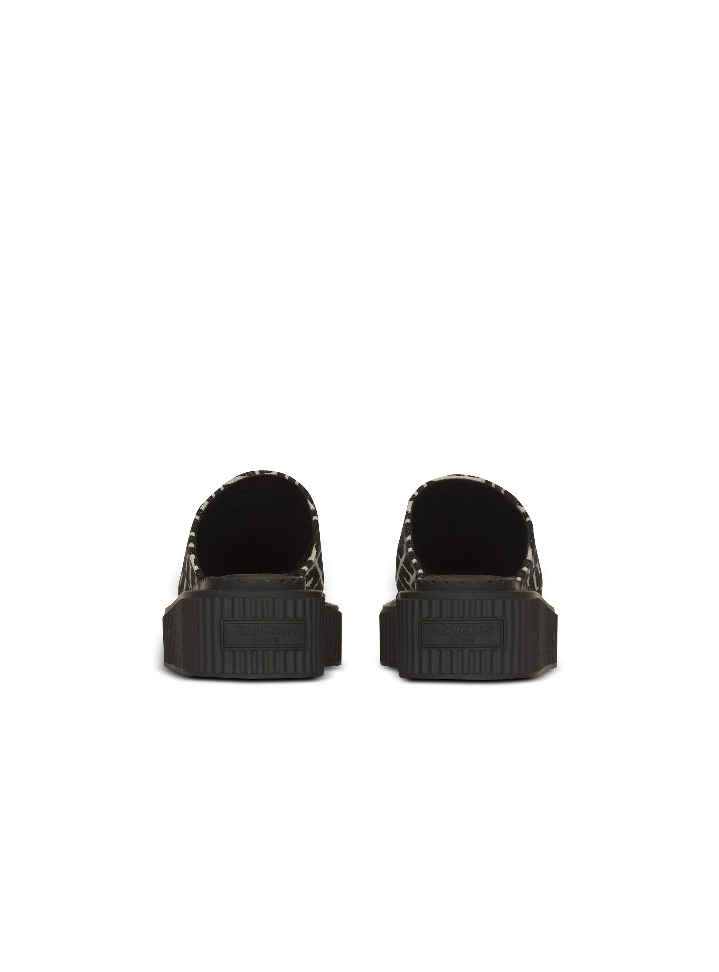 Bicolor jacquard Uda mules - 4