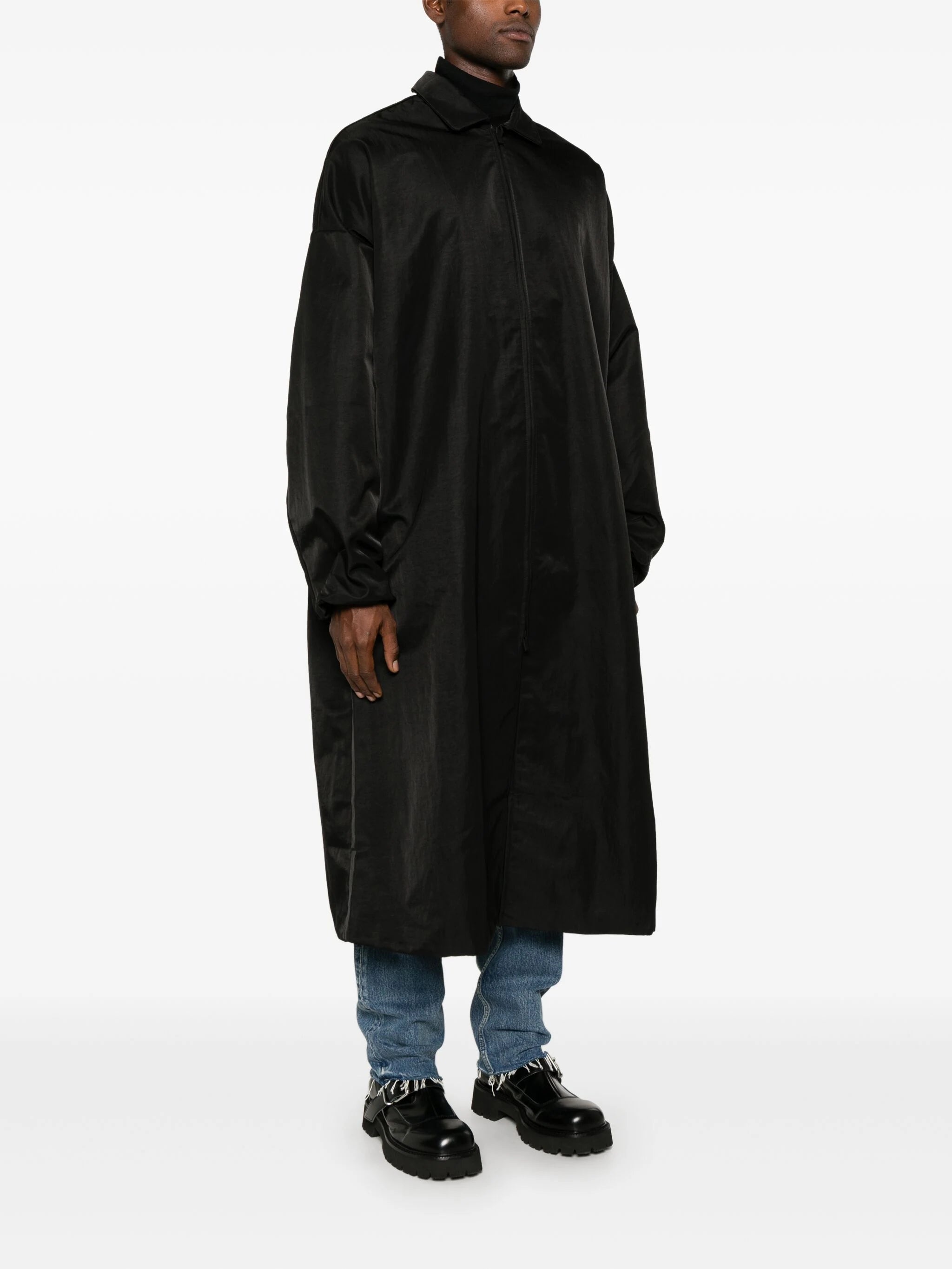 FEAR OF GOD ESSENTIALS - Men Textured Nylon Trench - 2