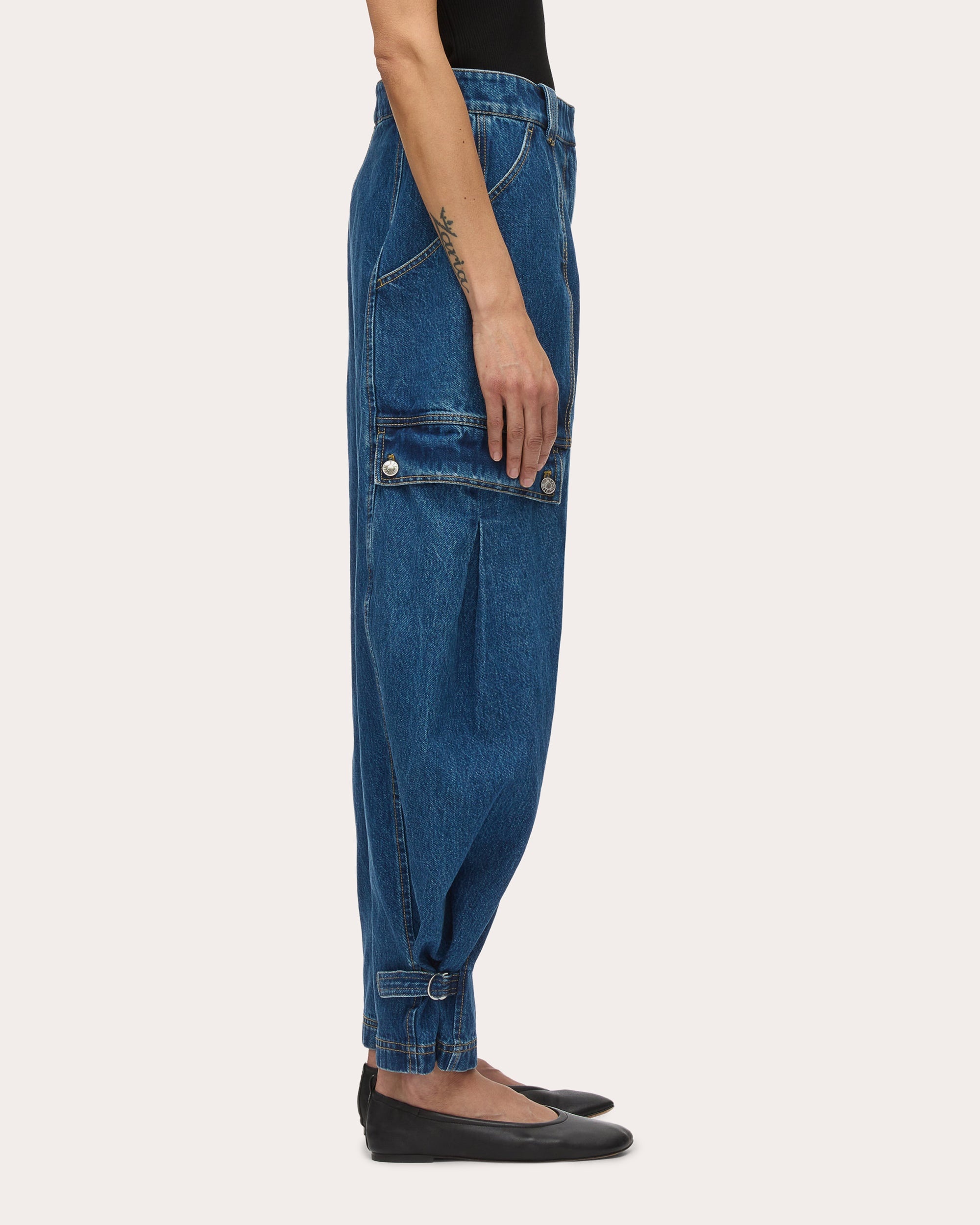 Tapered Cargo Jeans - 3