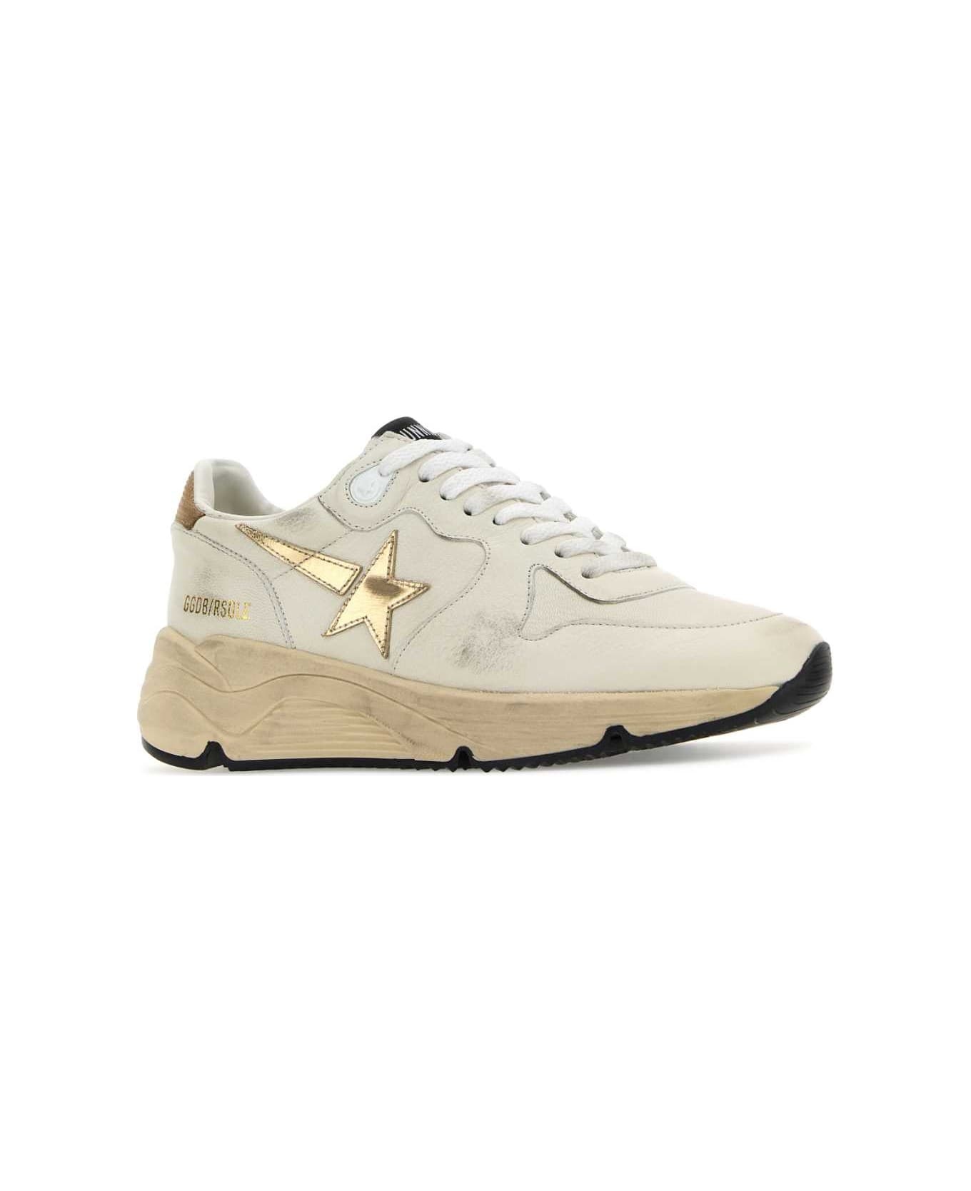 Multicolor Leather Running Sole Sneakers - 2
