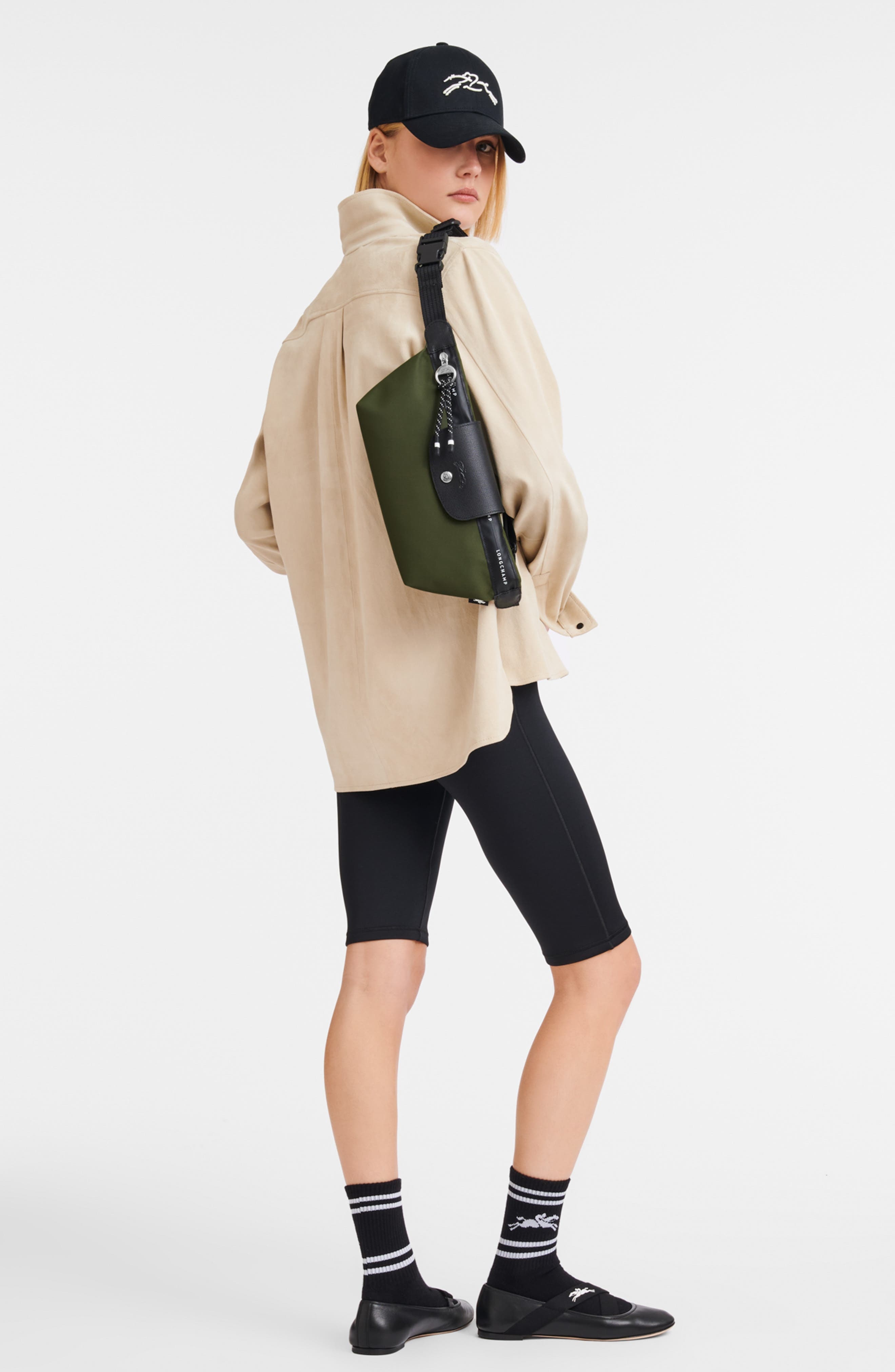 Longchamp Le Pliage Energy Recycled Nylon Belt Bag in Khaki at Nordstrom - 2