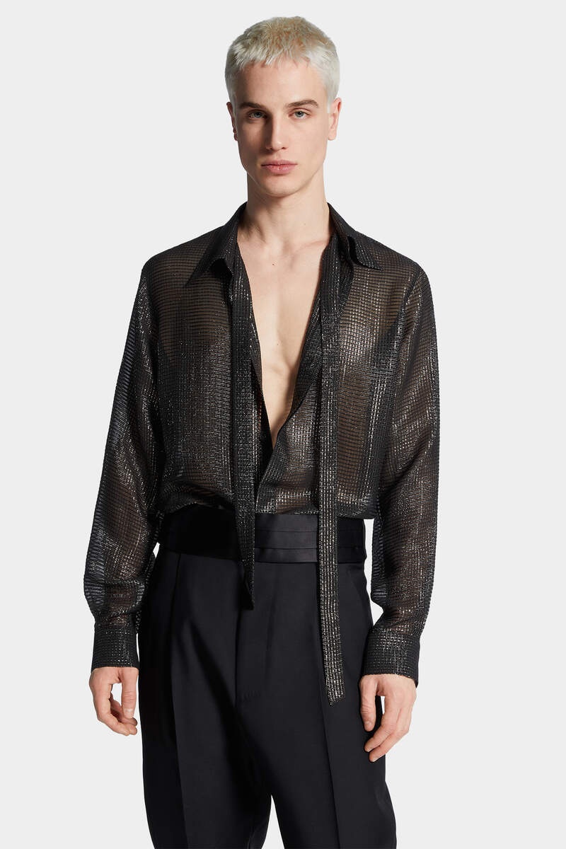 SPARKLING SEXY TIE SHIRT - 3