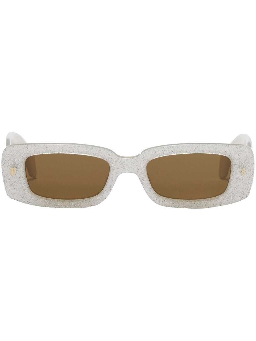 Lala glitter rectangle sunglasses - 1