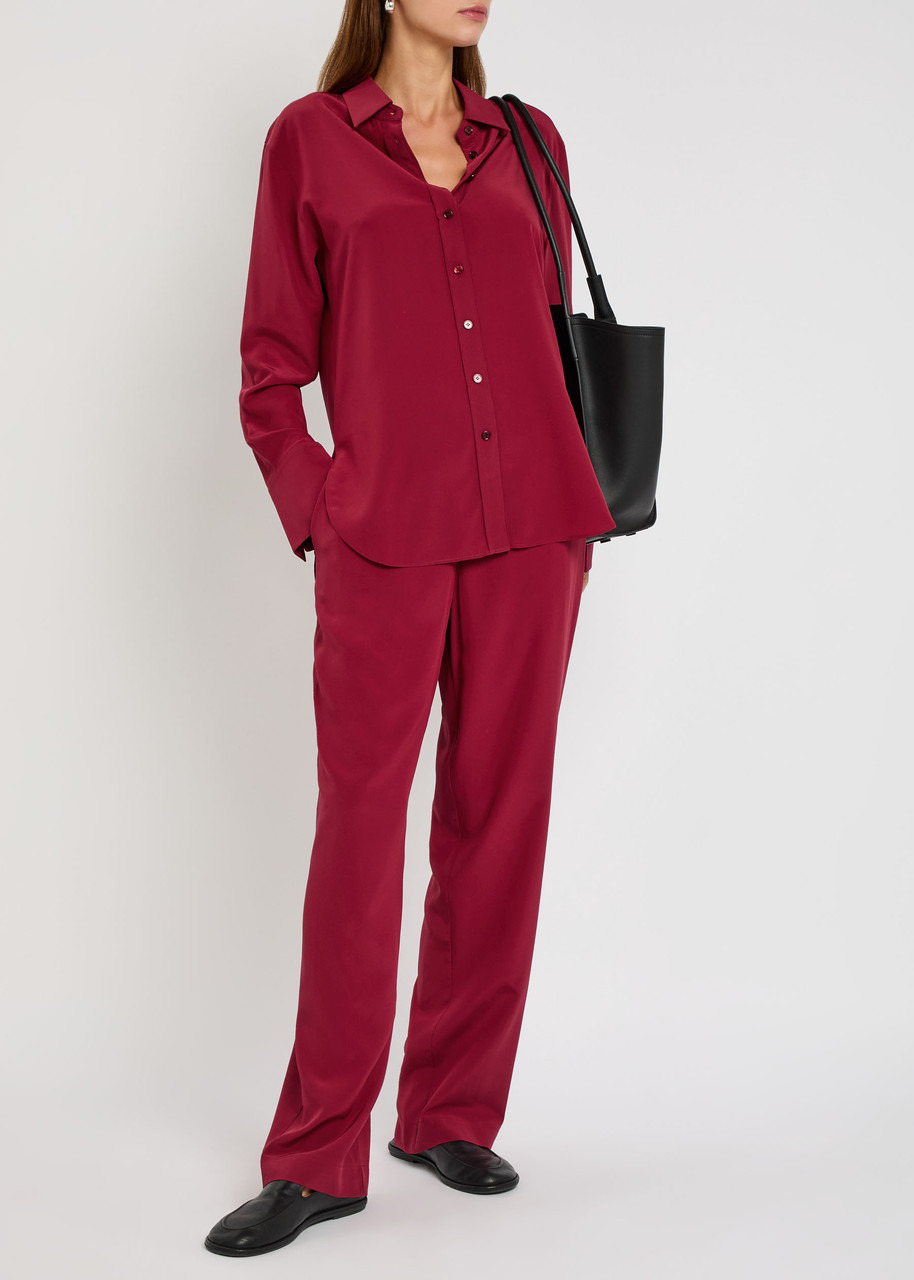 Joseph Sahel Straight-leg Silk Trousers - 4