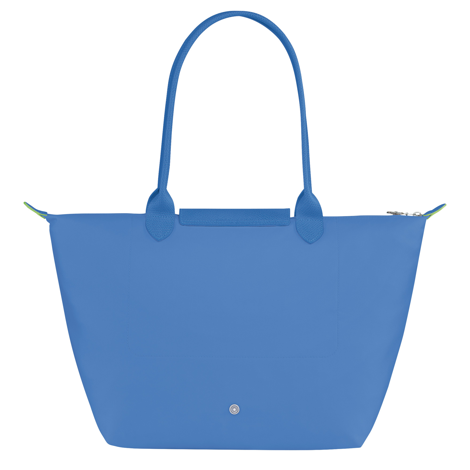 Le Pliage Green L Tote bag Cornflower - Recycled canvas - 3
