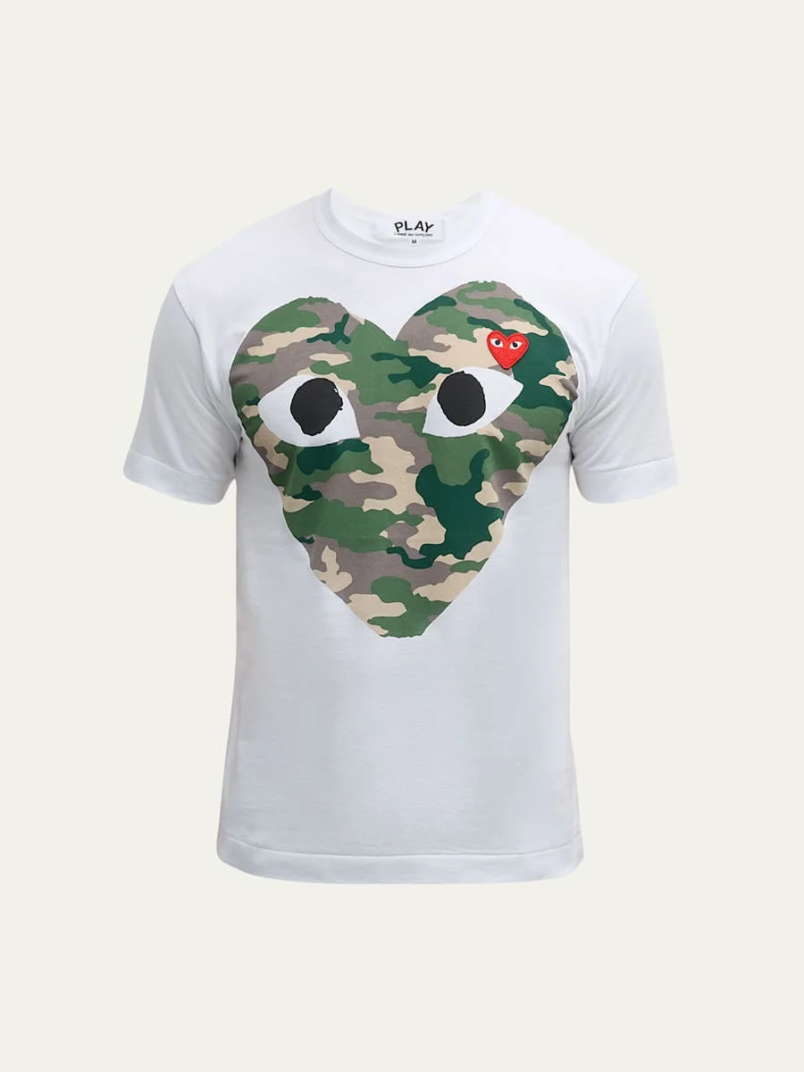 Men's Camo Heart Short-Sleeve T-Shirt - 1