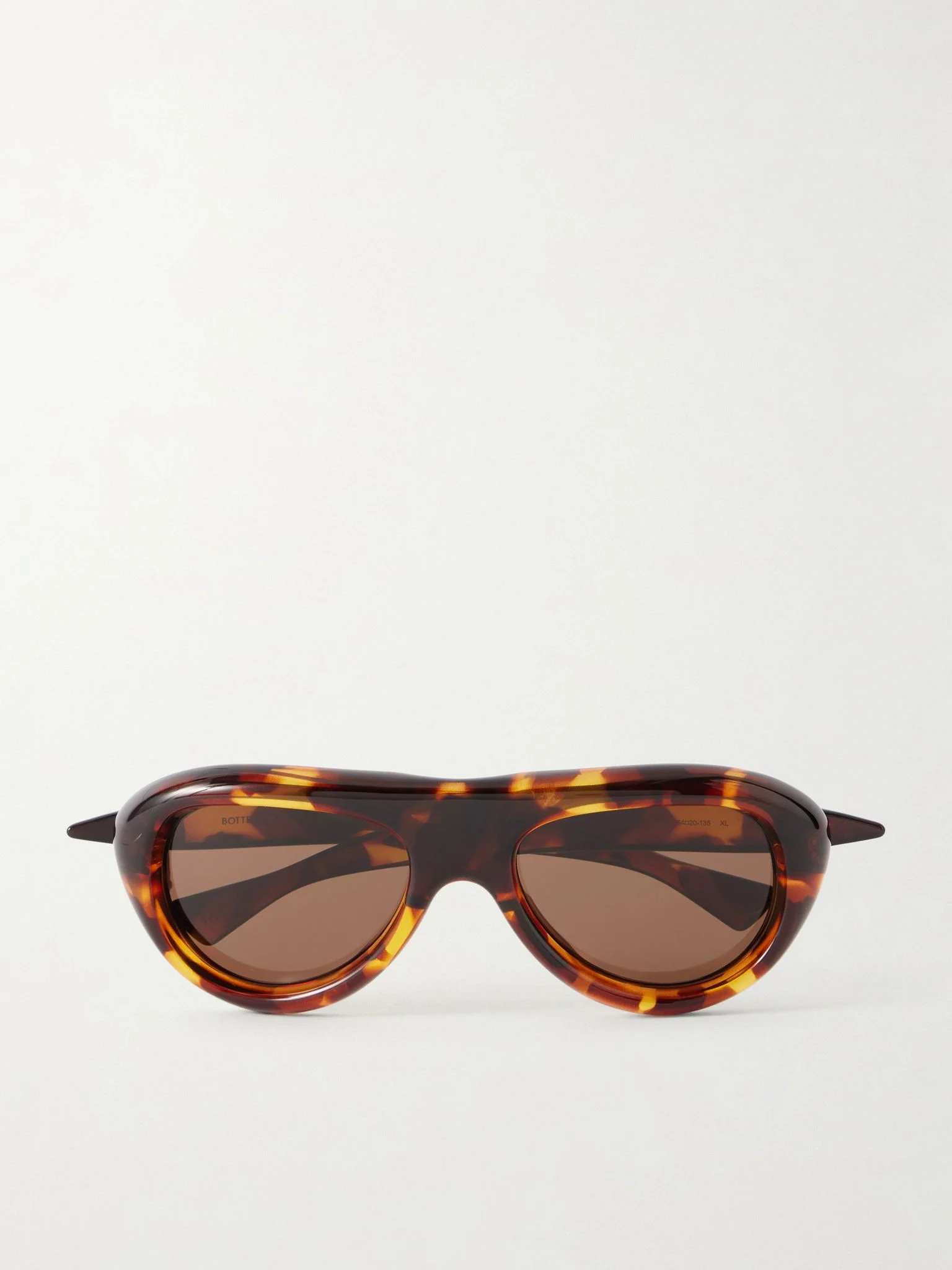 Sardine aviator-style injected sunglasses Tortoiseshell - 1