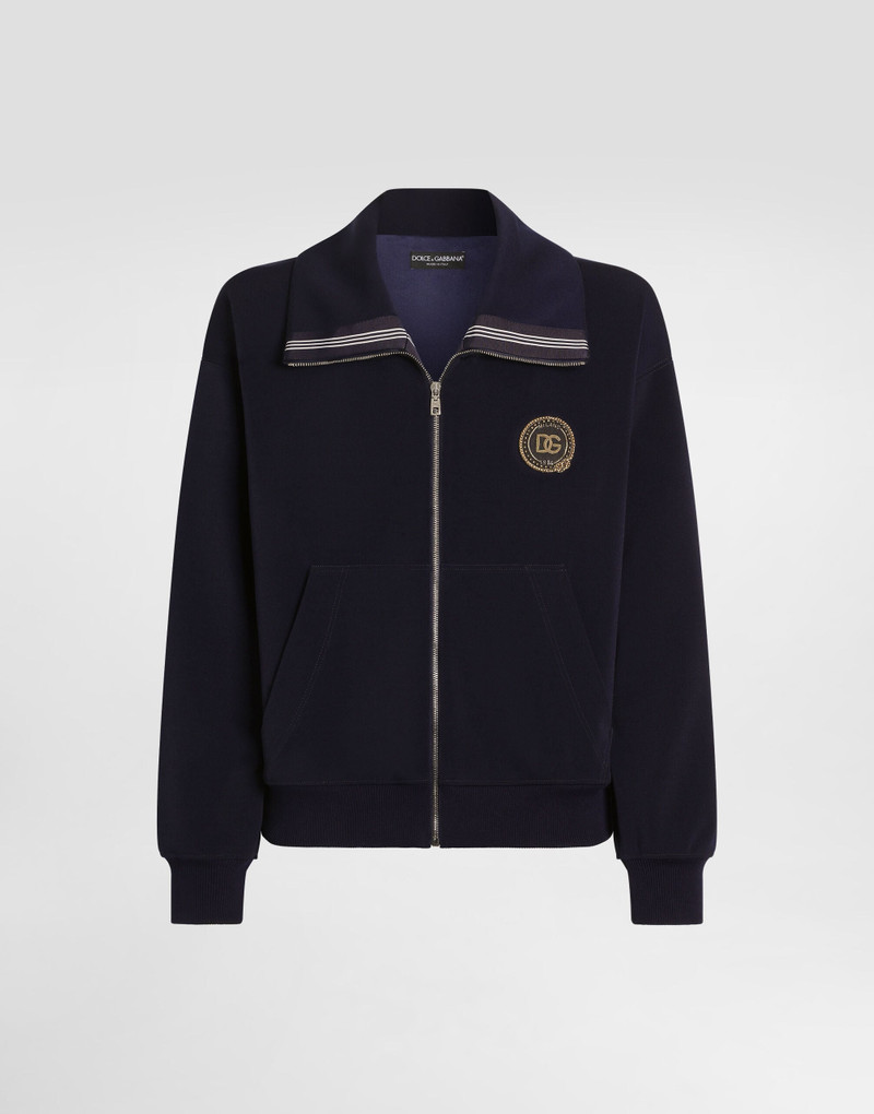 Jersey sweatshirt with patch 1