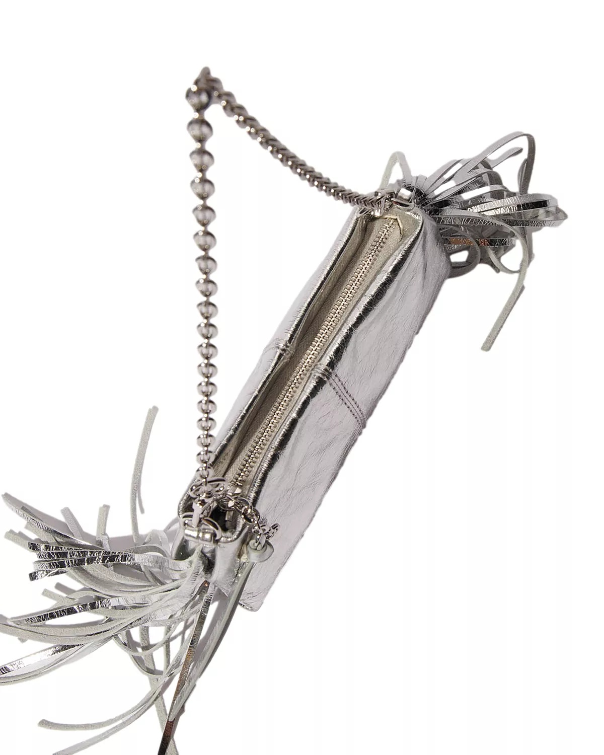 Miss M Metallic Leather Pouch - 5