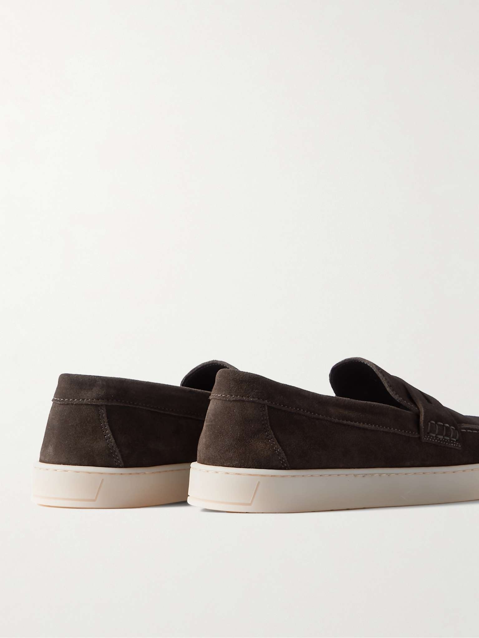 Suede Penny Loafers - 5