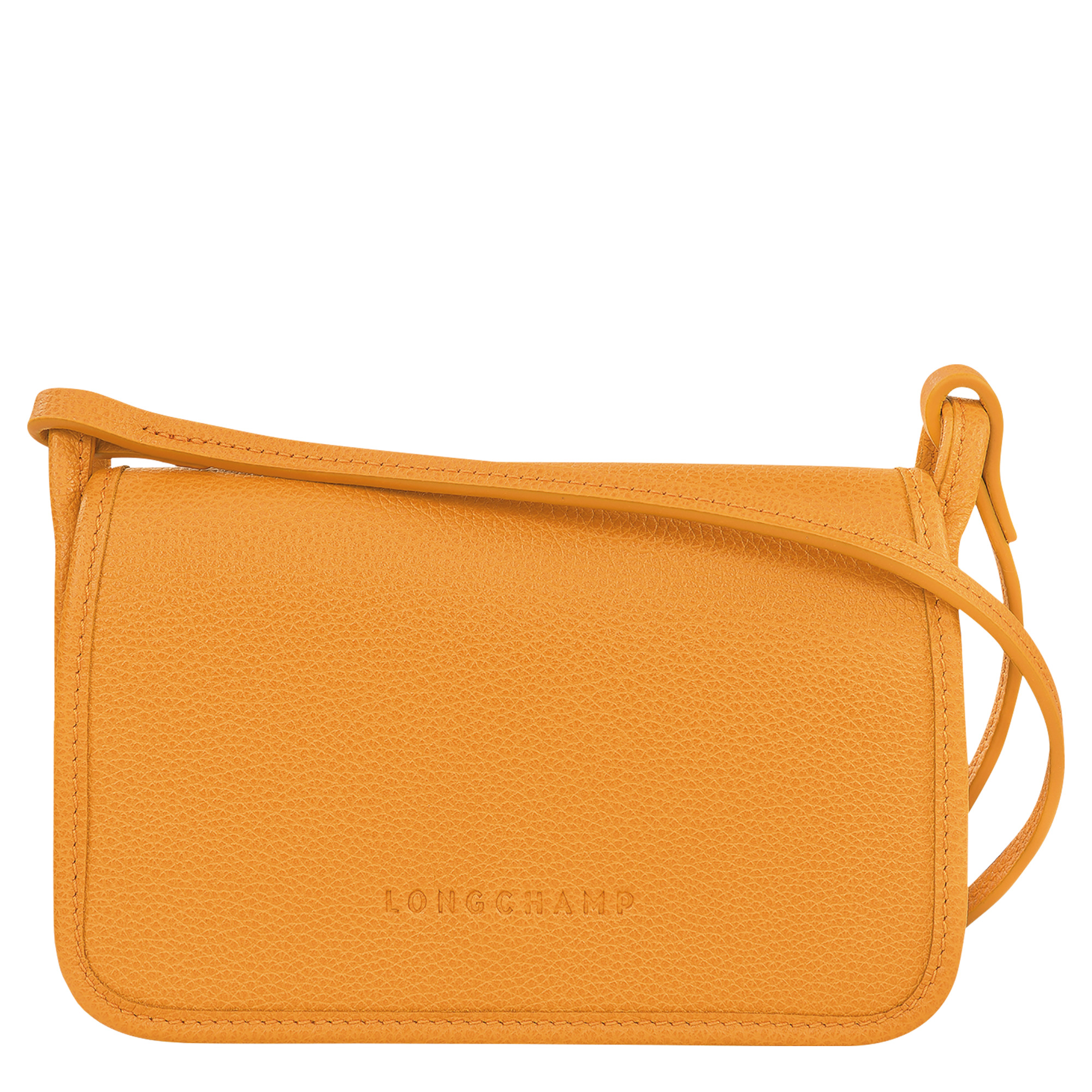Le Foulonné Wallet on chain Apricot - Leather - 1