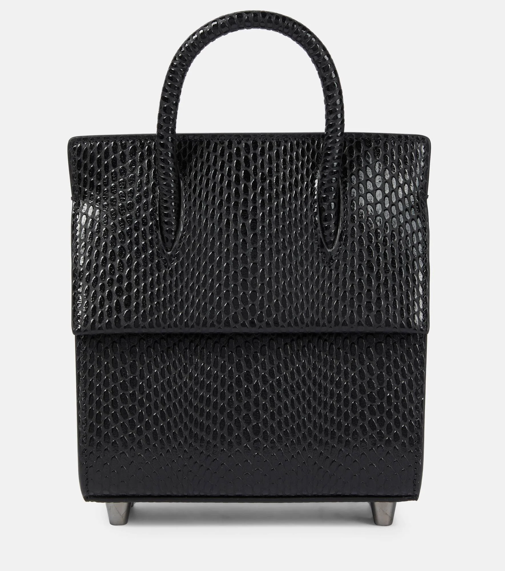 Paloma Mini snake-effect leather tote - 1