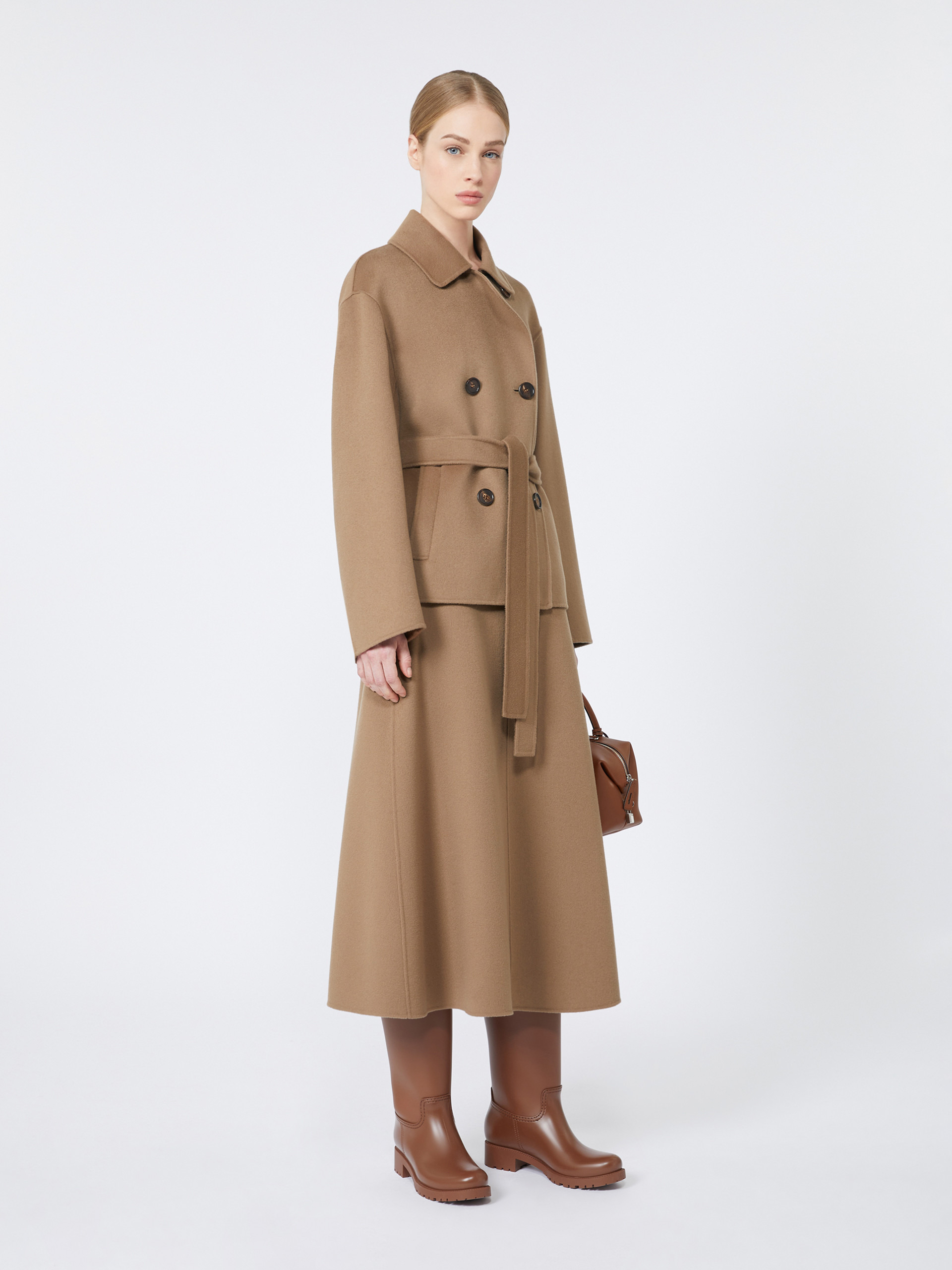 CAROLINA Double-breasted coat in double-sided wool - 2