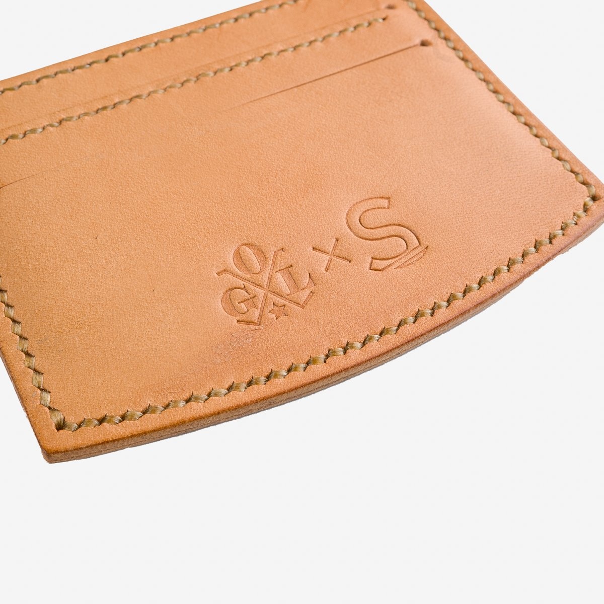 SSxOGL-LCH-NAT OGL x SS Leather Card Holder - Natural - 2