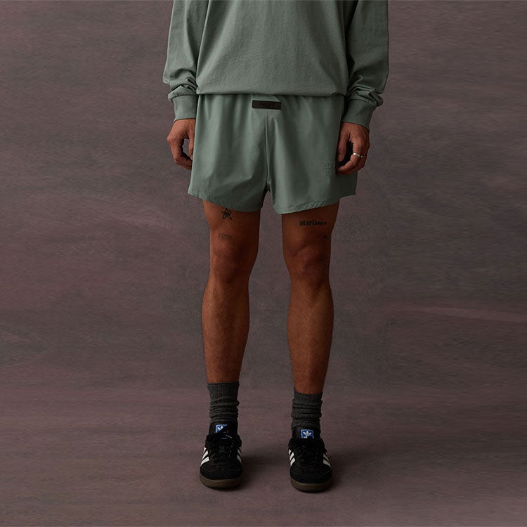 Fear of God Essentials SS23 Running Nylon Short 'Sycamore' 160BT224041F - 4