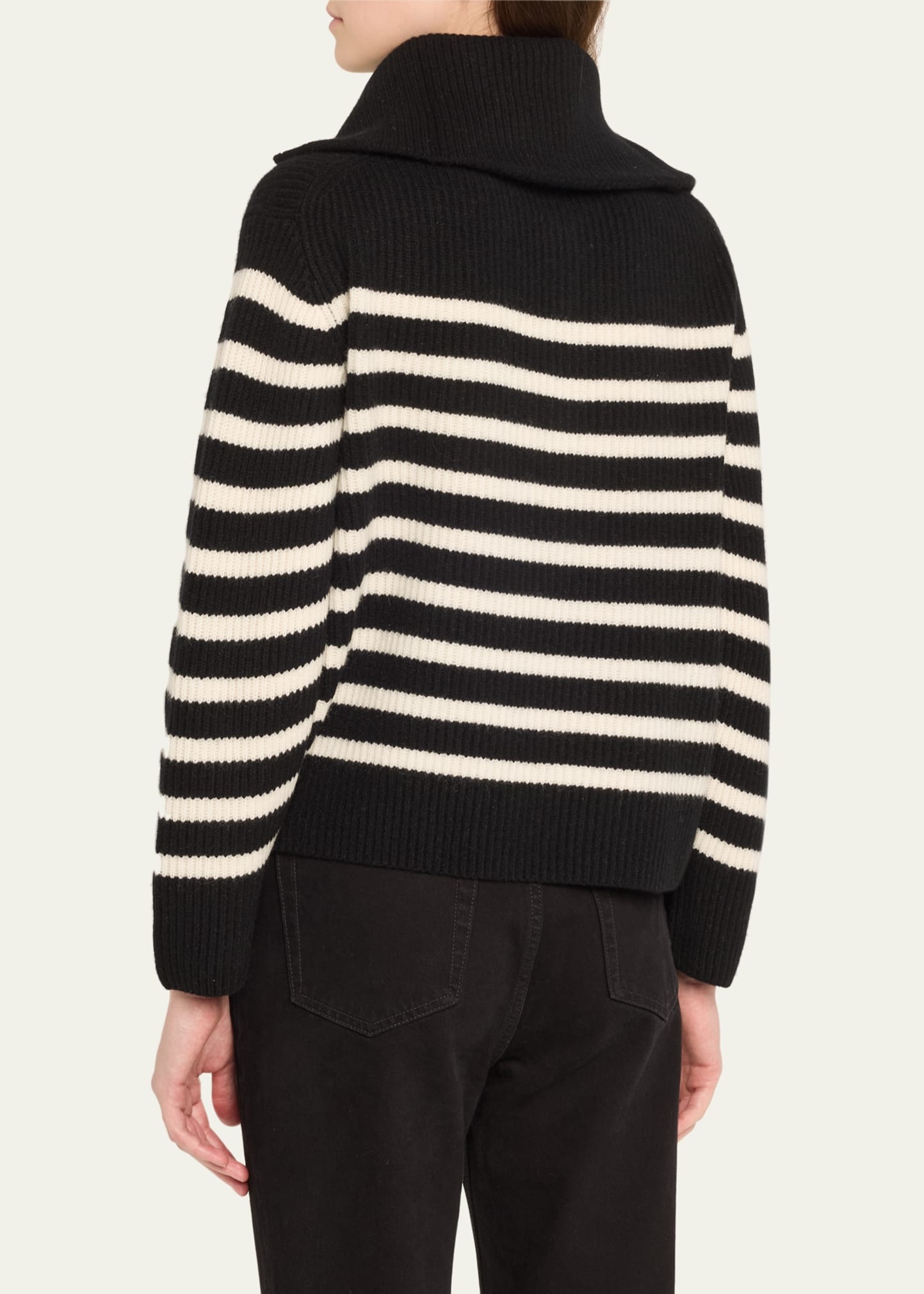 Landry Half-Zip Cashmere Sweater - 3