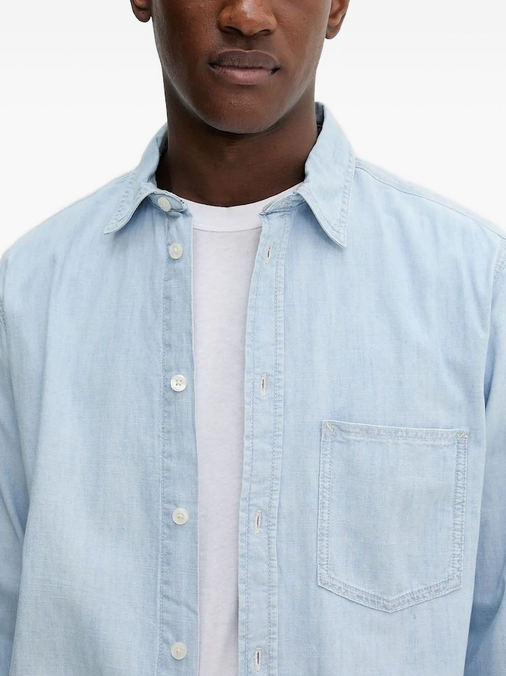 pocket long-sleeve shirt - 3